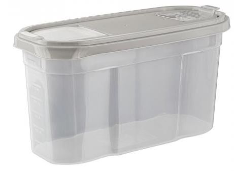 Банка для сыпучих продуктов BERGEN 2л пепельный жемчуг